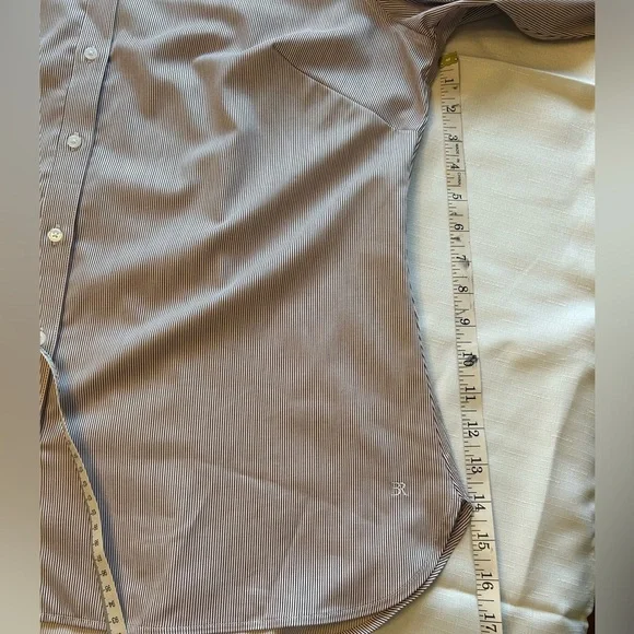 Banana Republic Tailored Fit Pinstripe Shirt - Picture 10 of 12